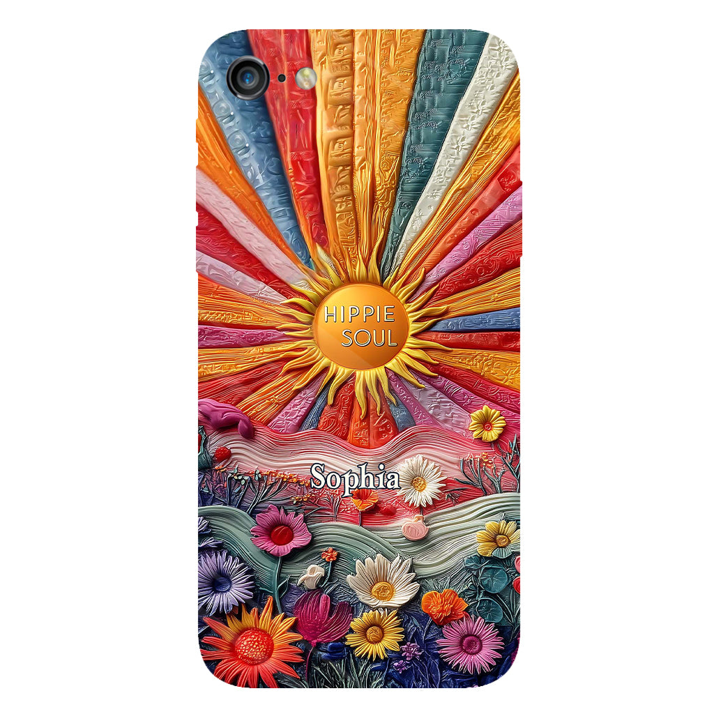 Coque de téléphone personnalisée Hippie Soul - Motif hippie intégral