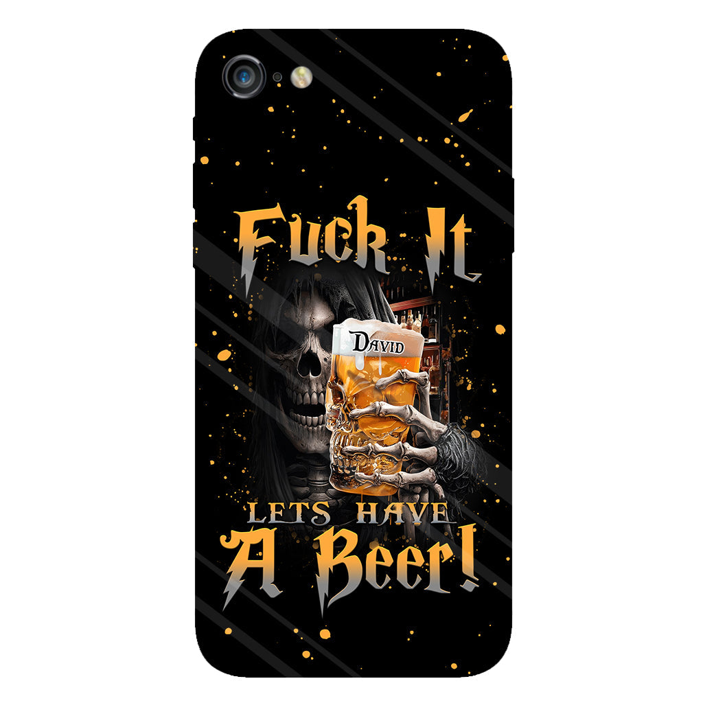Prenons une bière ! - Coque de téléphone personnalisée avec impression intégrale sur le thème de la bière