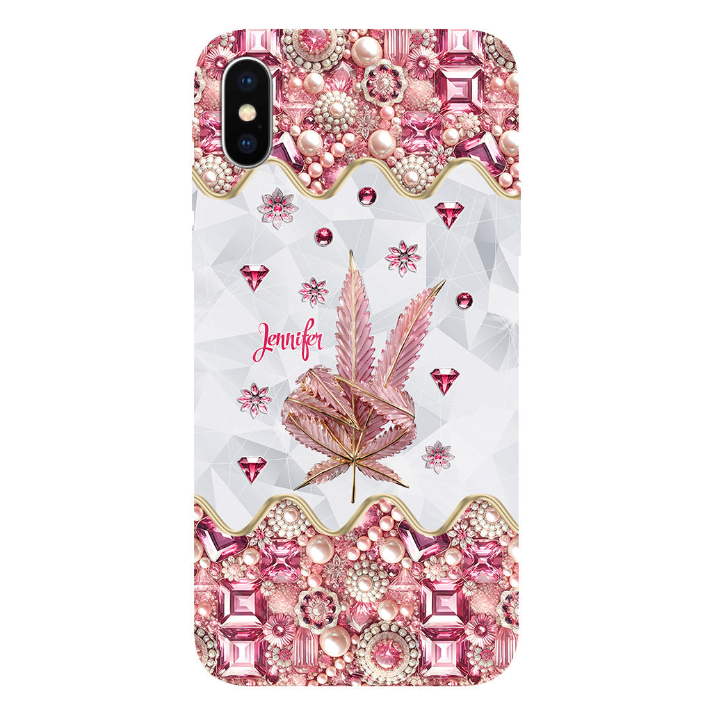 Il y a toujours du cannabis quelque part - Coque de téléphone et support de téléphone personnalisés avec impression intégrale -