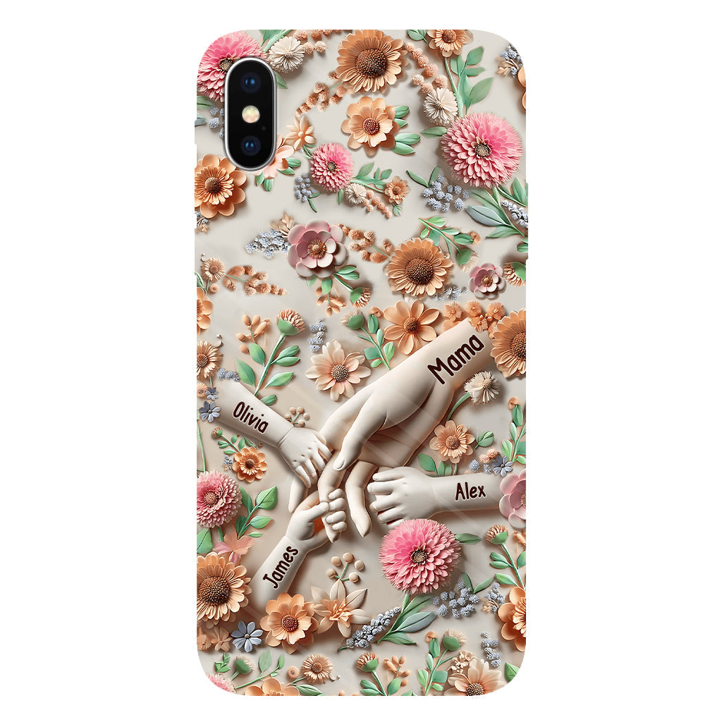 Hold Our Hands - Personalized Mother Full Print Phone Case