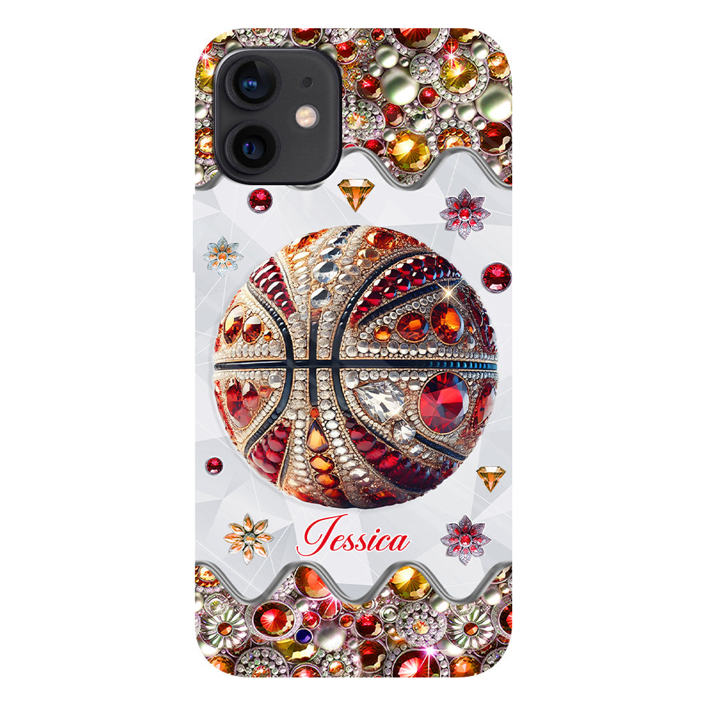 Passionné de basketball - Coque de téléphone personnalisée avec imprimé intégral de basketball
