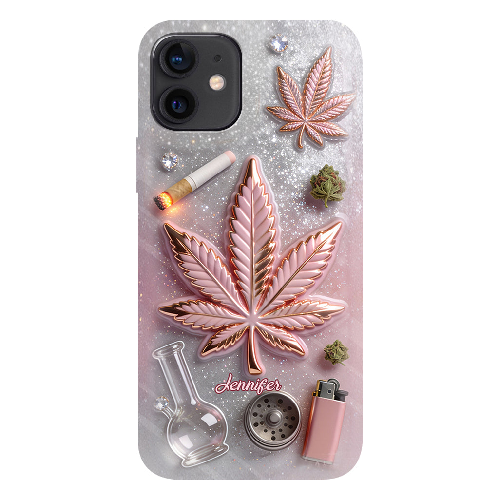 Magic Leaf – Personalisierte Handyhülle mit Cannabis-Vollbilddruck