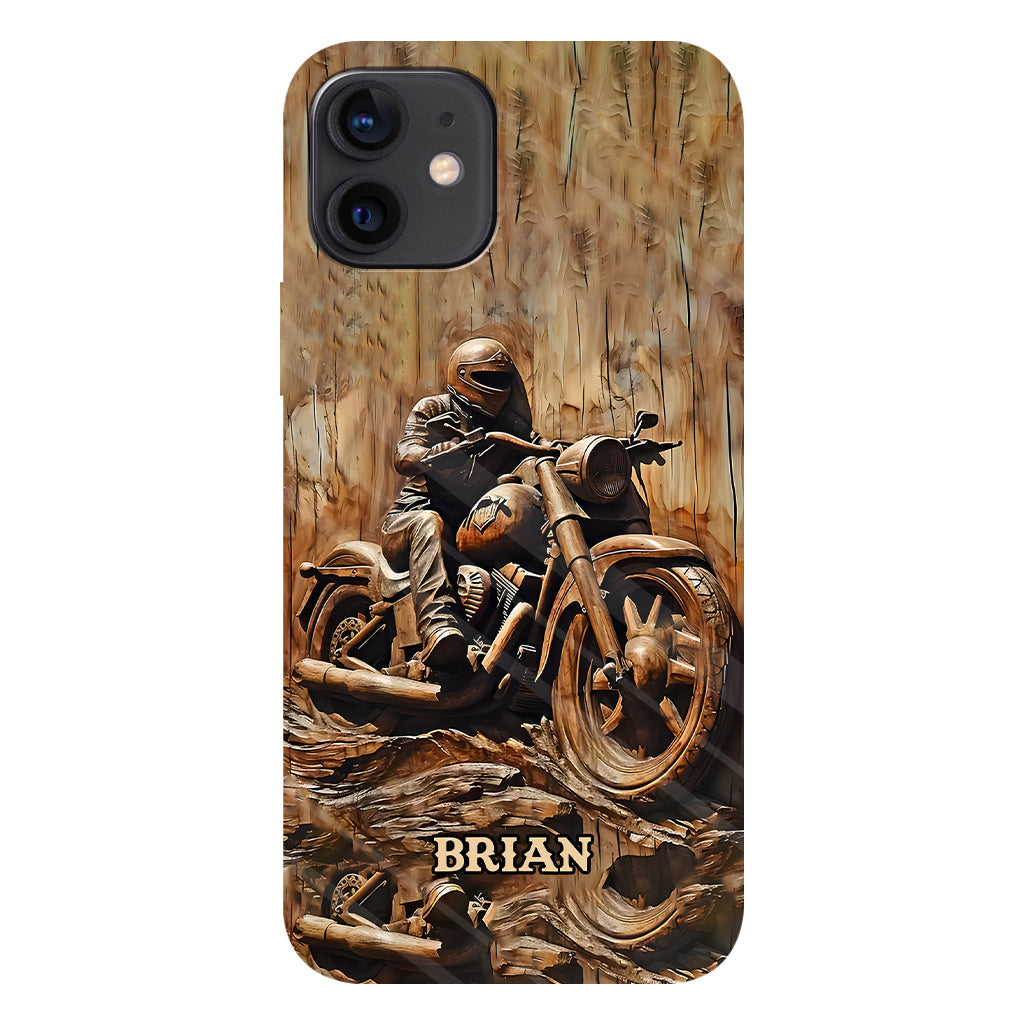 Biker – Personalisierte Handyhülle mit Biker-Motiv und Volldruck