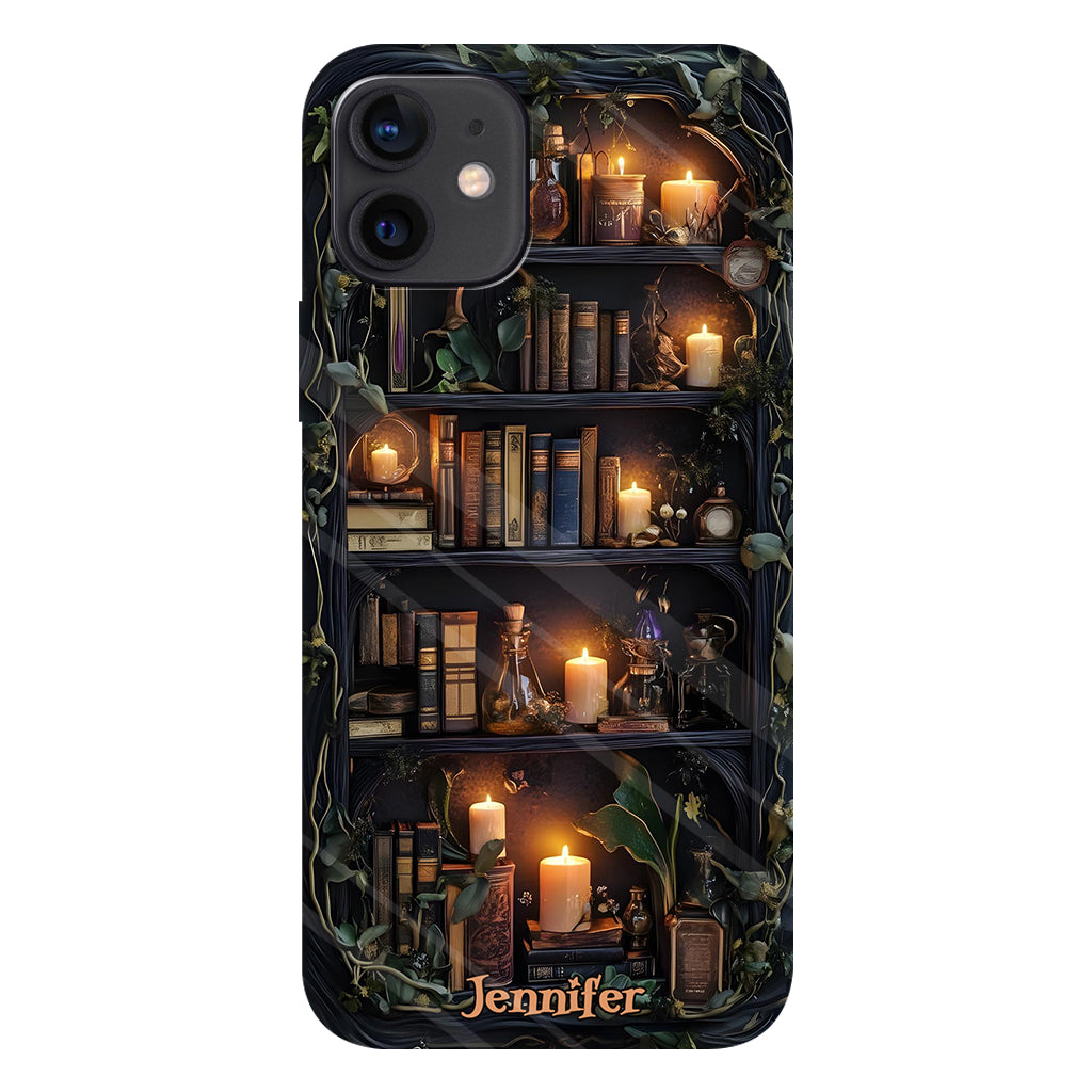 Bookself - Étui de téléphone personnalisé avec livre imprimé intégralement