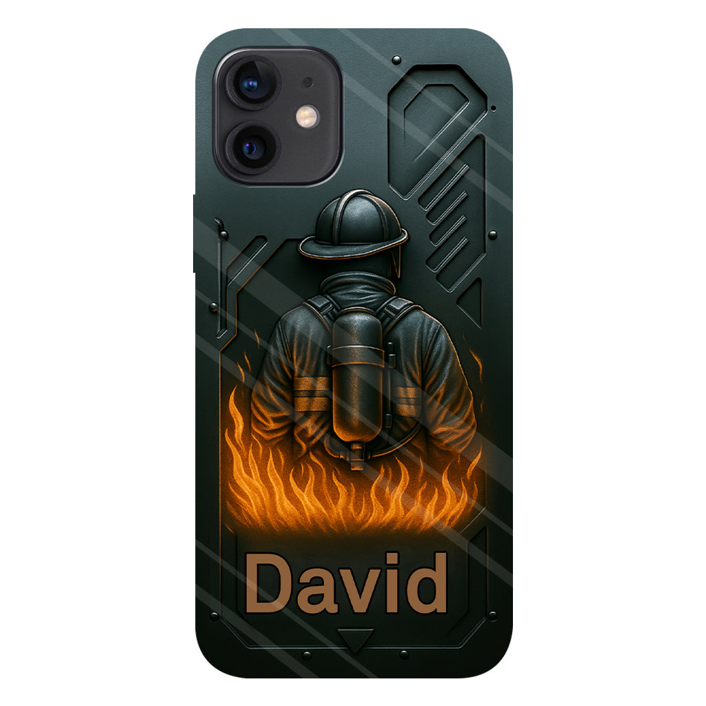 The Strone One - Coque de téléphone personnalisée avec impression intégrale sur le thème des pompiers