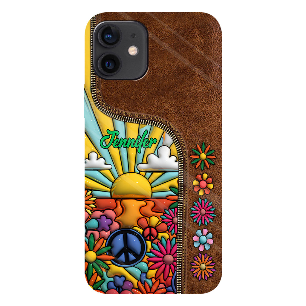 Coque de téléphone personnalisée Hippie Soul - Motif hippie intégral