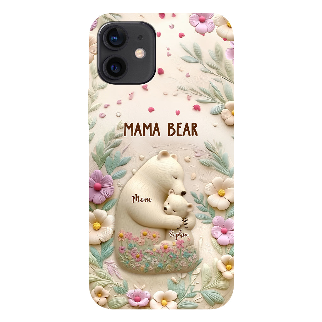 Mama Bear - Personalized Mother Full Print Phone Case