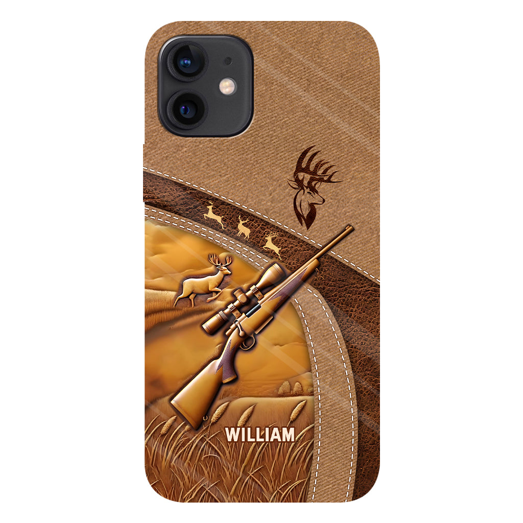 Passionné de chasse - Coque de téléphone personnalisée avec motif intégral sur le thème de la chasse