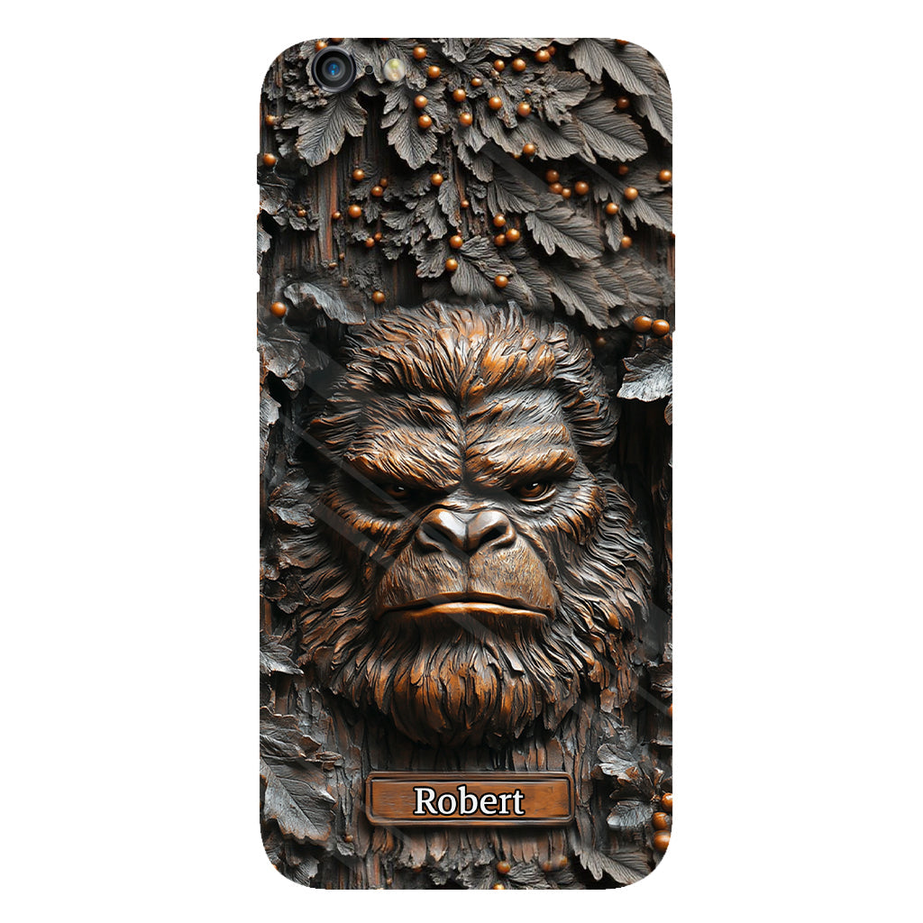 Sasquatch - Coque de téléphone personnalisée avec motif intégral pour le camping
