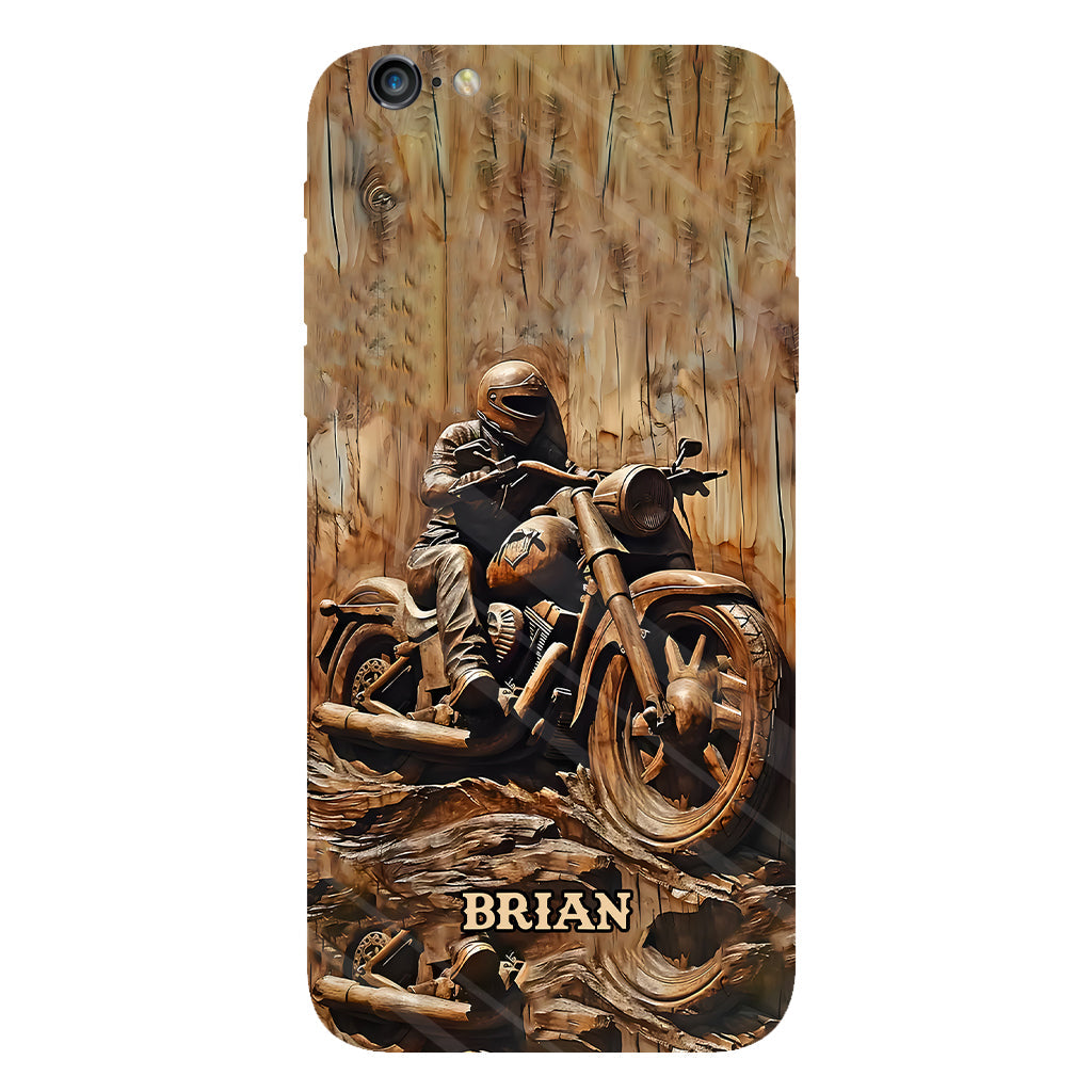 Biker – Personalisierte Handyhülle mit Biker-Motiv und Volldruck