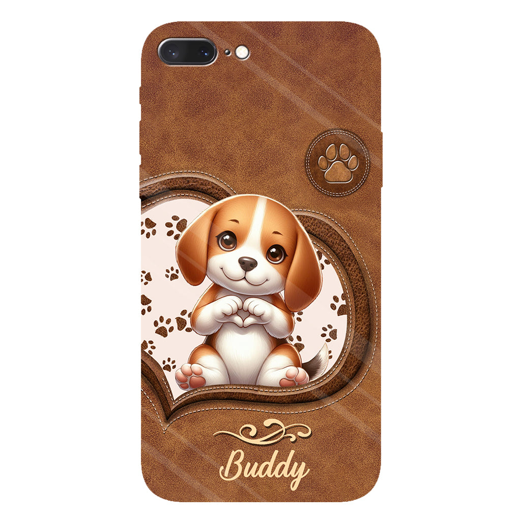 Adorables chiens - Coque de téléphone personnalisée avec imprimé intégral de chien