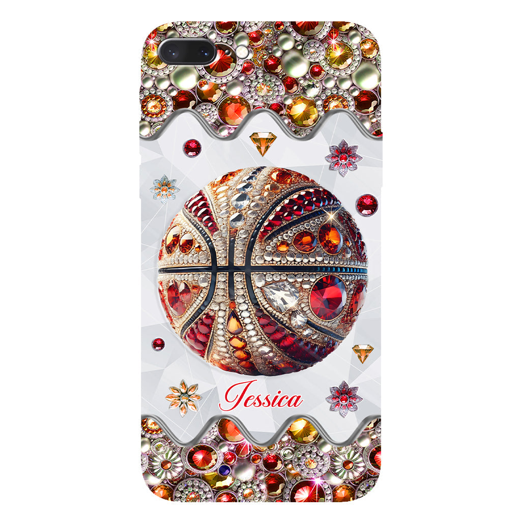 Passionné de basketball - Coque de téléphone personnalisée avec imprimé intégral de basketball