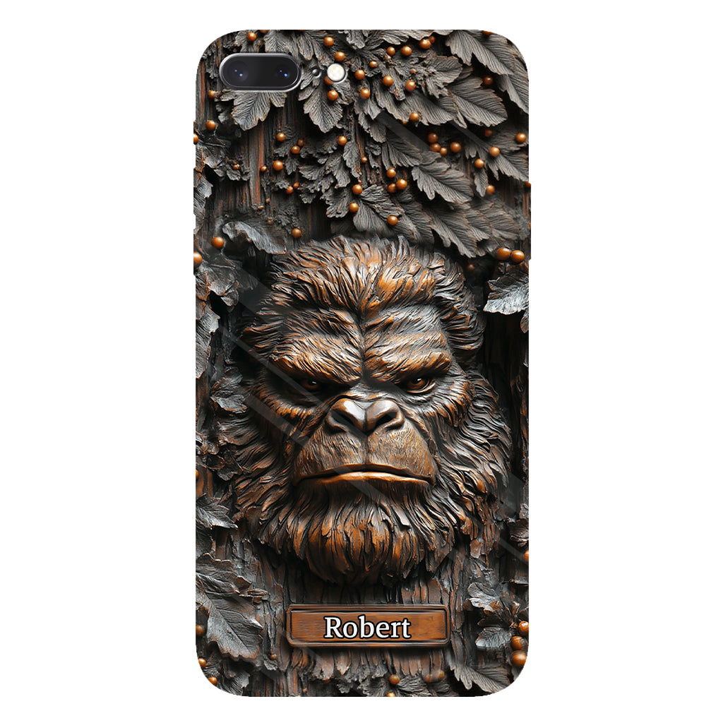 Sasquatch - Coque de téléphone personnalisée avec motif intégral pour le camping