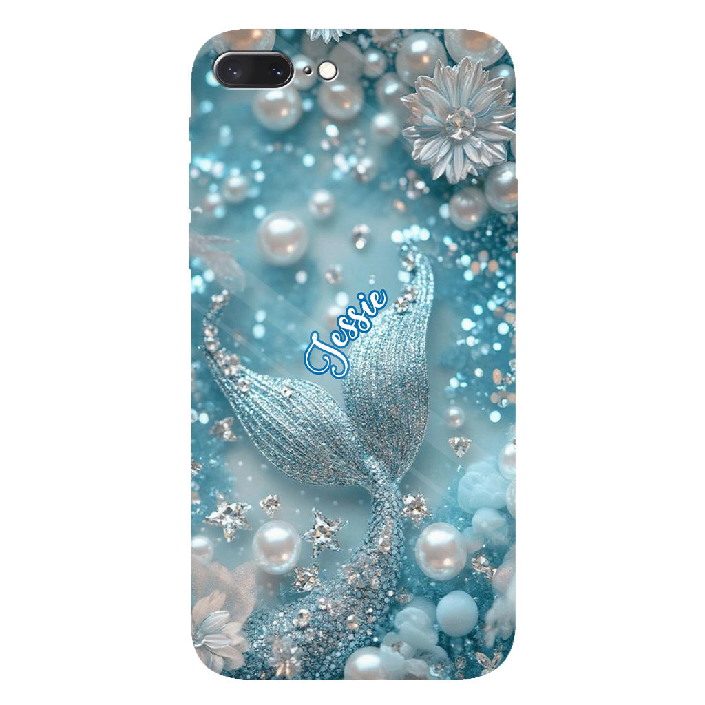 Petite plage salée - Coque de téléphone personnalisée pour amoureux de la mer avec impression intégrale