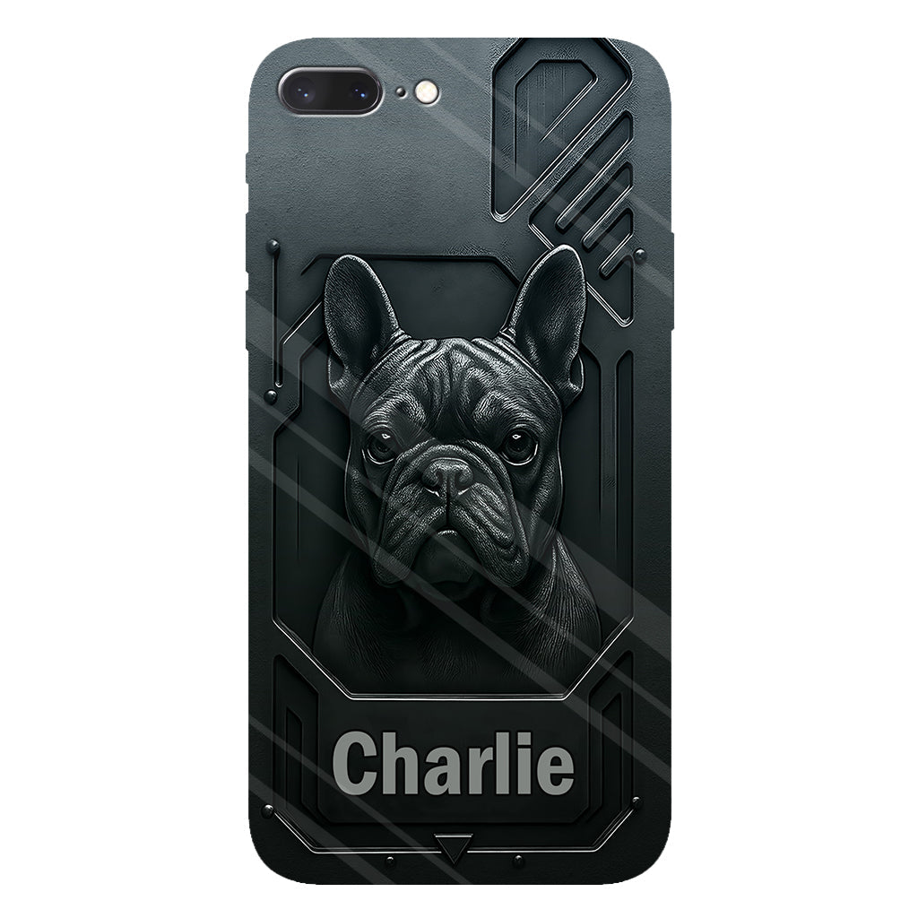 Beste Hundemama/Hundepapa – Personalisierte Handyhülle mit Hundemotiv