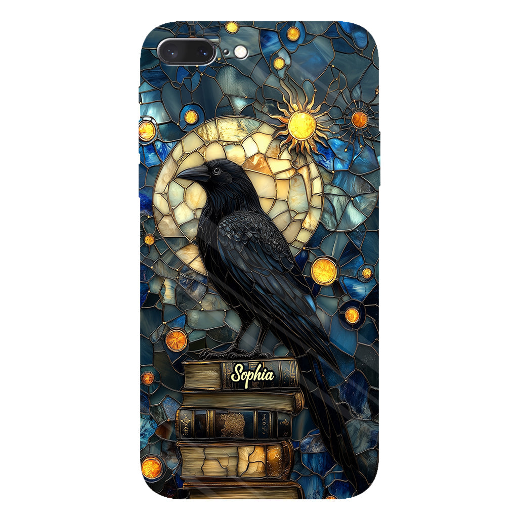 Raven Book Club - Coque de téléphone personnalisée avec livre intégral