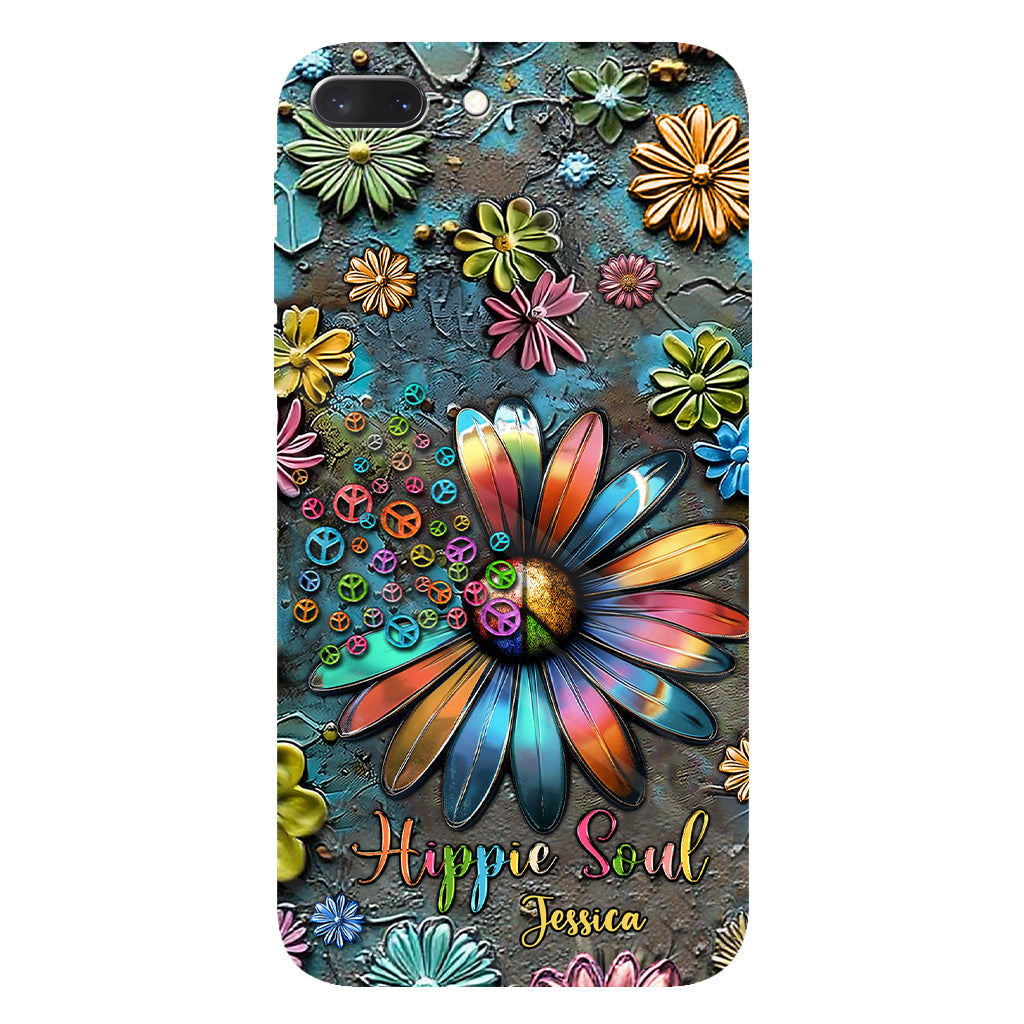 Hippie Soul – Personalisierte Handyhülle mit Hippie-Vollbilddruck