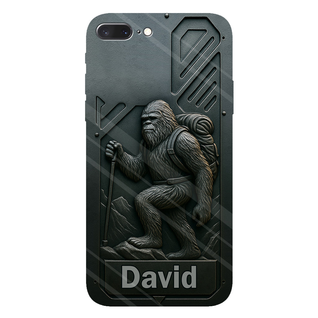 Sasquatch - Coque de téléphone personnalisée avec motif intégral de randonnée
