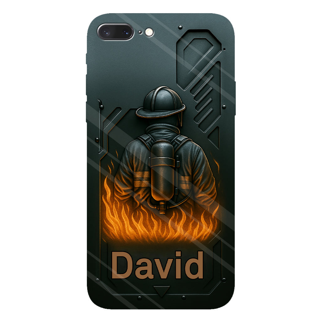 The Strone One - Coque de téléphone personnalisée avec impression intégrale sur le thème des pompiers
