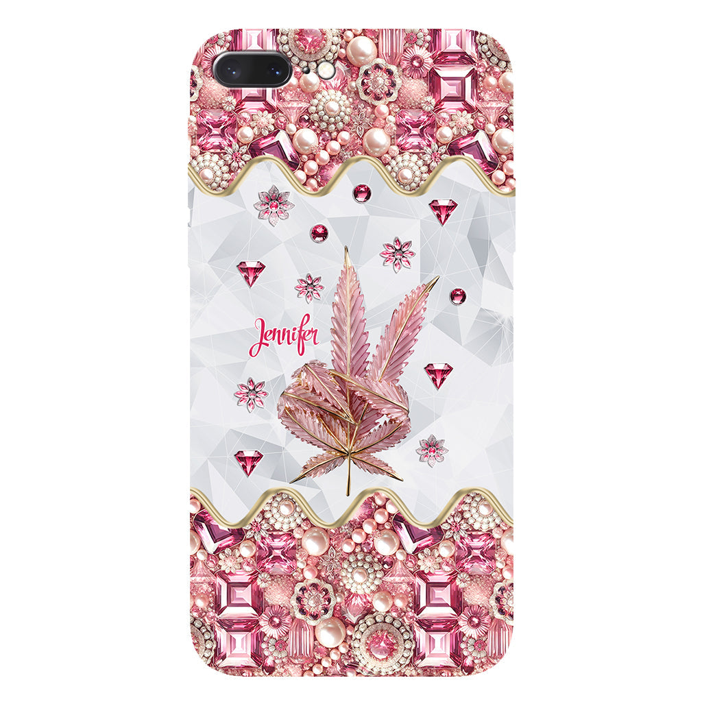 Il y a toujours du cannabis quelque part - Coque de téléphone et support de téléphone personnalisés avec impression intégrale -