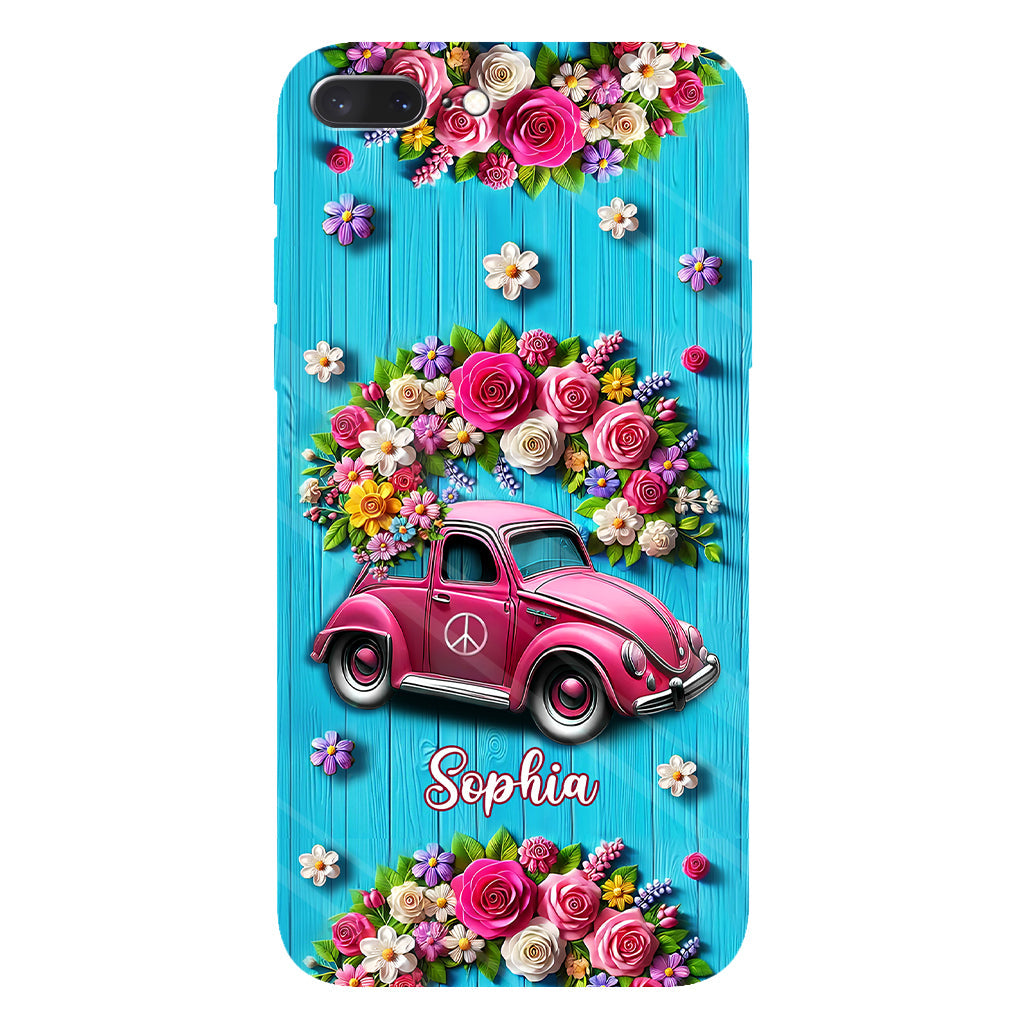 Hippie Soul – Personalisierte Handyhülle mit Hippie-Vollbilddruck