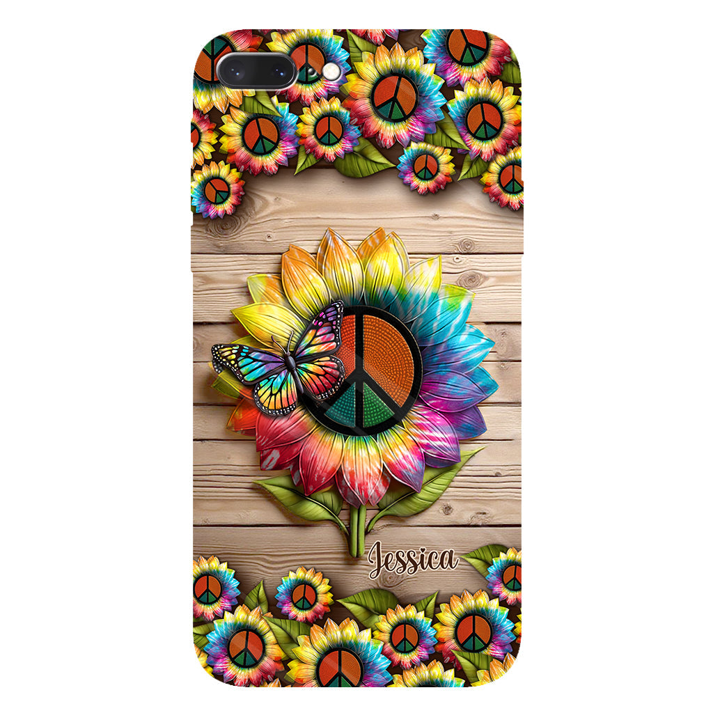 Hippie Soul – Personalisierte Handyhülle mit Hippie-Vollbilddruck