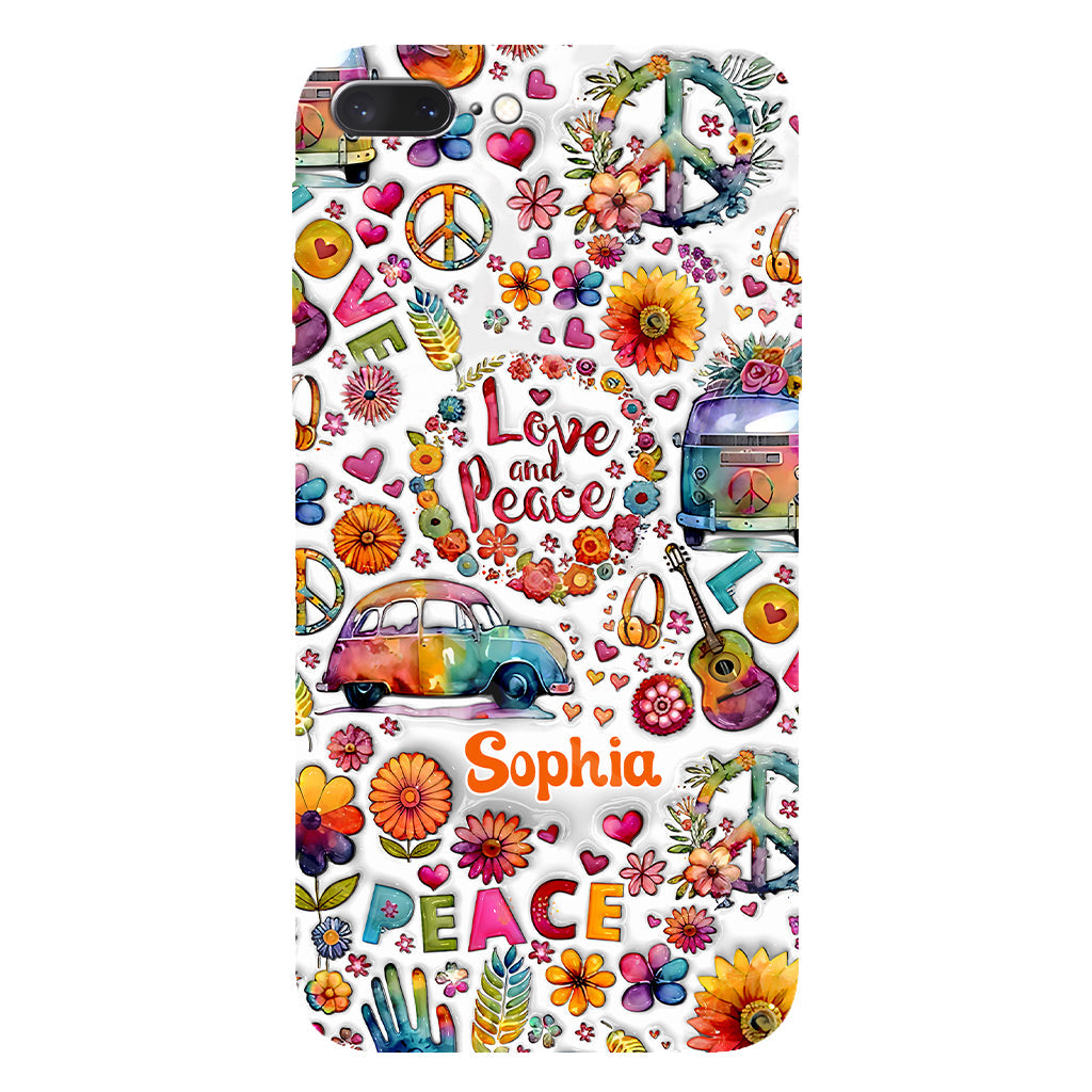 Hippie Soul – Personalisierte Handyhülle mit Hippie-Vollbilddruck