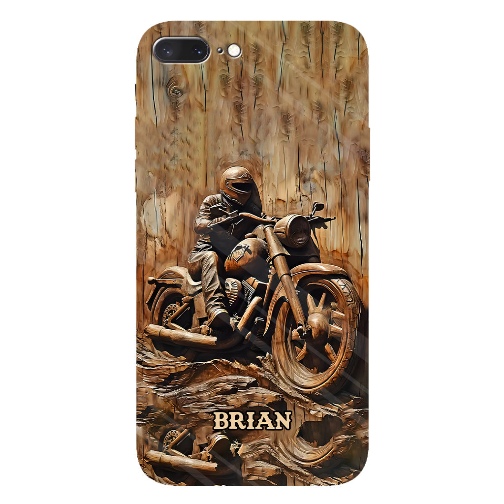 Biker – Personalisierte Handyhülle mit Biker-Motiv und Volldruck