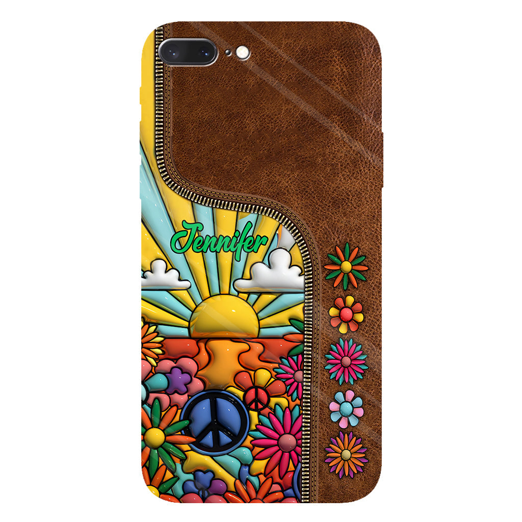 Coque de téléphone personnalisée Hippie Soul - Motif hippie intégral
