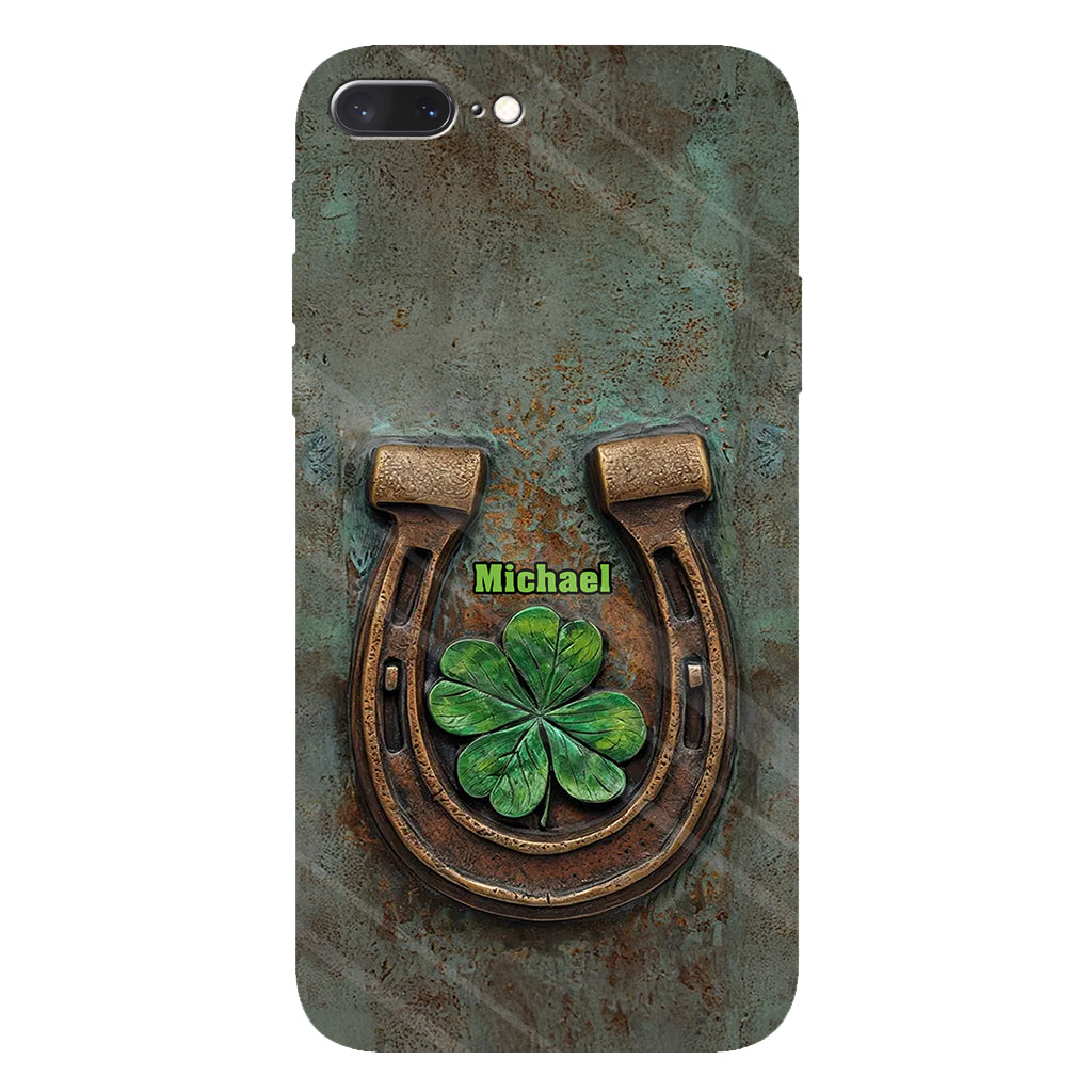 Vintage Irish Harp - Personalized Horse Full Print Phone Case