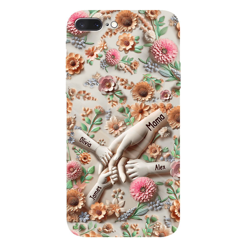 Hold Our Hands - Personalized Mother Full Print Phone Case