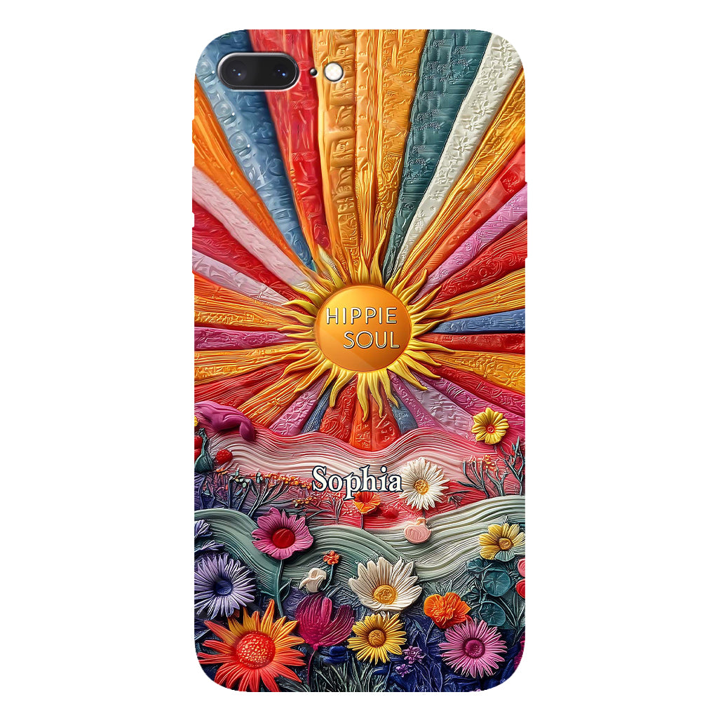 Coque de téléphone personnalisée Hippie Soul - Motif hippie intégral