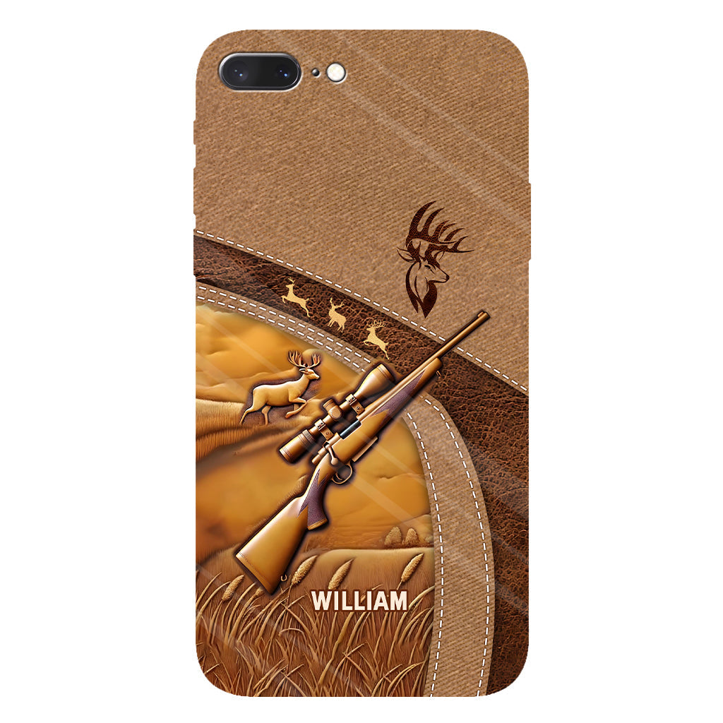 Passionné de chasse - Coque de téléphone personnalisée avec motif intégral sur le thème de la chasse
