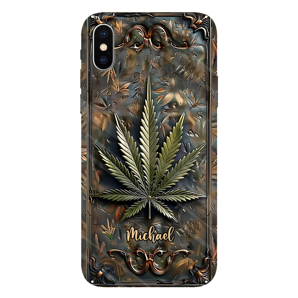 High Life – Personalisierte Handyhülle mit Weed-Motiv