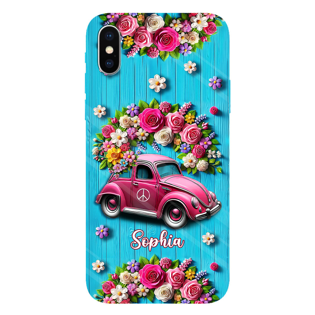 Hippie Soul – Personalisierte Handyhülle mit Hippie-Vollbilddruck