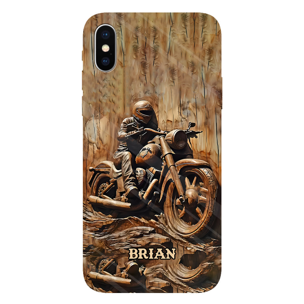 Biker – Personalisierte Handyhülle mit Biker-Motiv und Volldruck