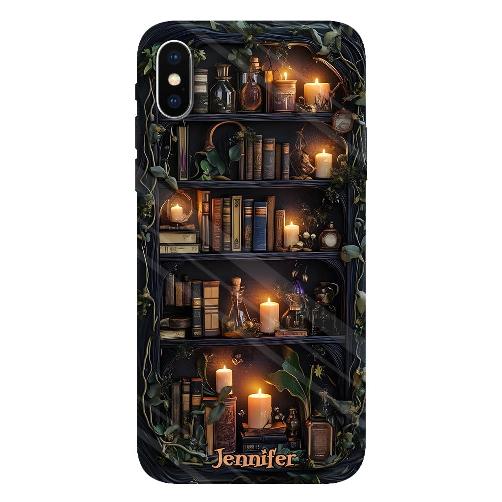 Bookself - Étui de téléphone personnalisé avec livre imprimé intégralement