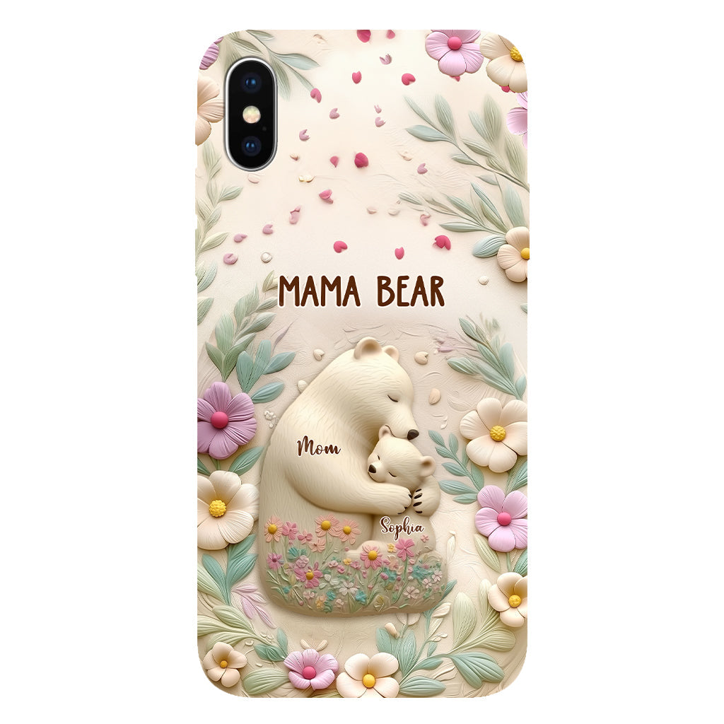 Mama Bear - Personalized Mother Full Print Phone Case