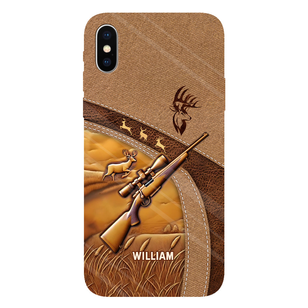 Passionné de chasse - Coque de téléphone personnalisée avec motif intégral sur le thème de la chasse