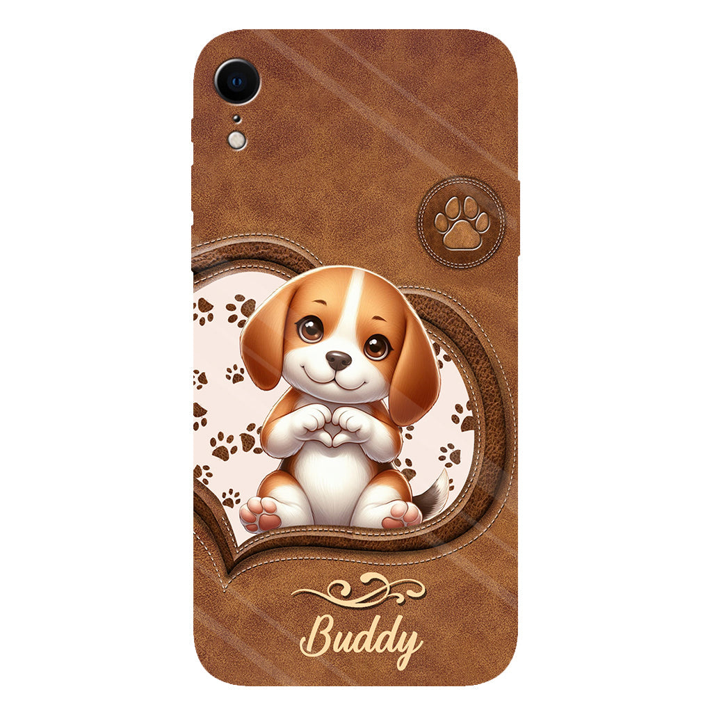 Adorables chiens - Coque de téléphone personnalisée avec imprimé intégral de chien
