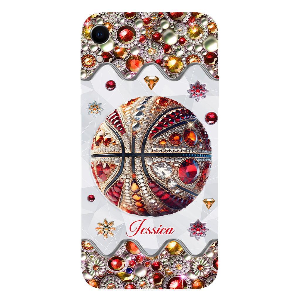 Passionné de basketball - Coque de téléphone personnalisée avec imprimé intégral de basketball