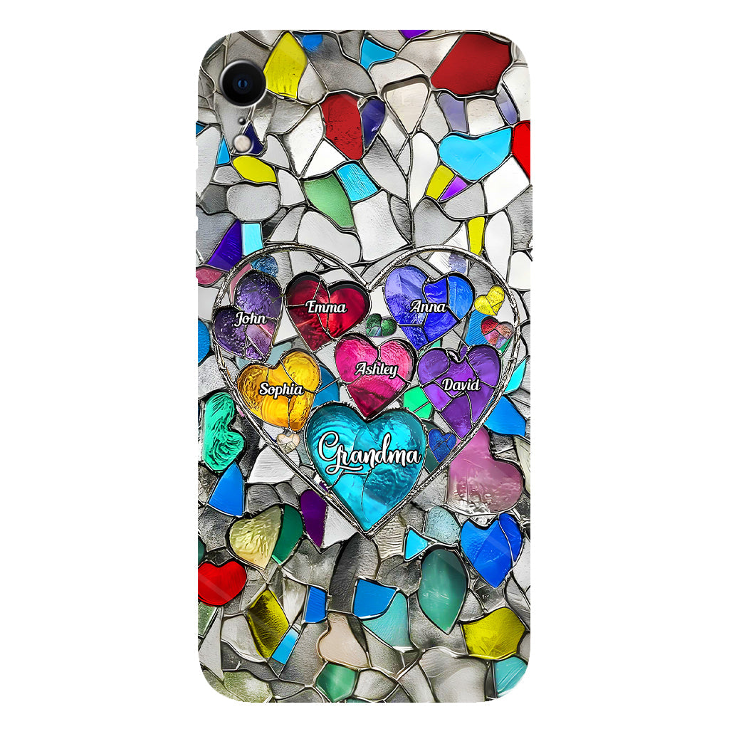 Grandma's Mom's Sweethearts - Personalized Grandma Full Print Phone Case