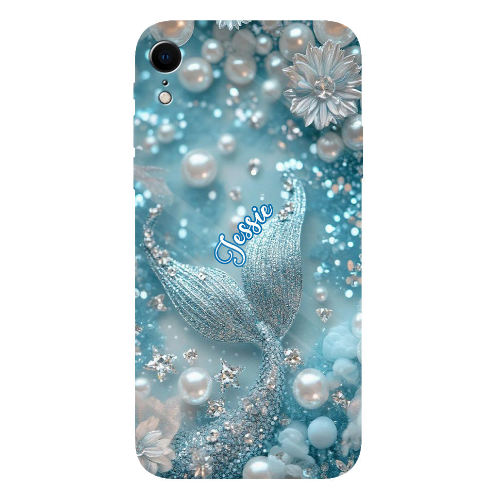 Petite plage salée - Coque de téléphone personnalisée pour amoureux de la mer avec impression intégrale