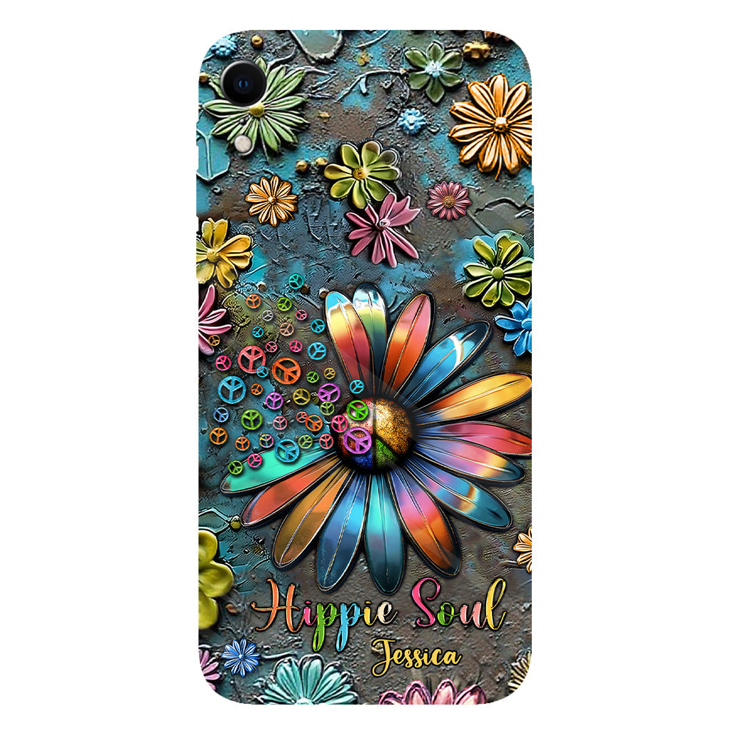 Hippie Soul – Personalisierte Handyhülle mit Hippie-Vollbilddruck