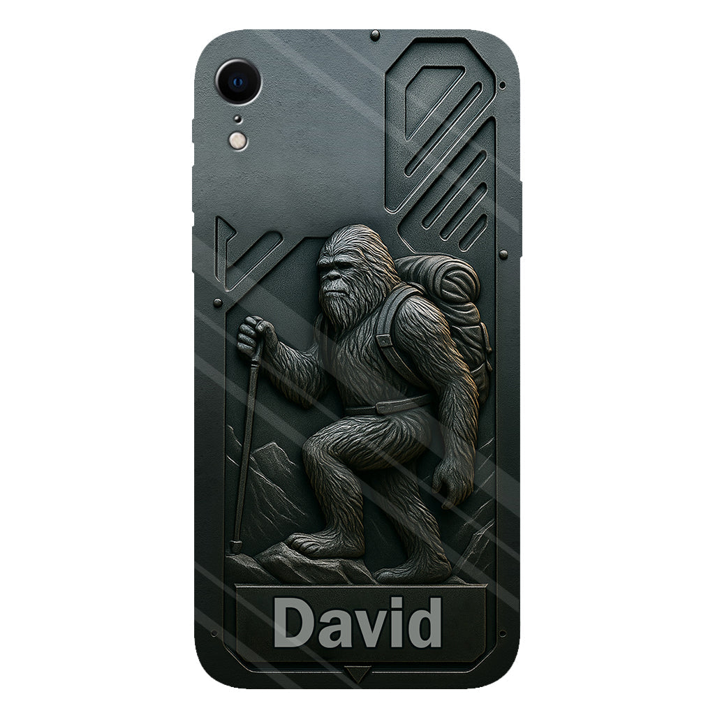 Sasquatch - Coque de téléphone personnalisée avec motif intégral de randonnée