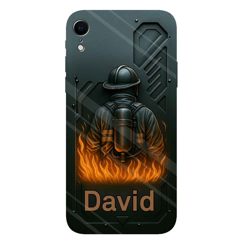 The Strone One - Coque de téléphone personnalisée avec impression intégrale sur le thème des pompiers