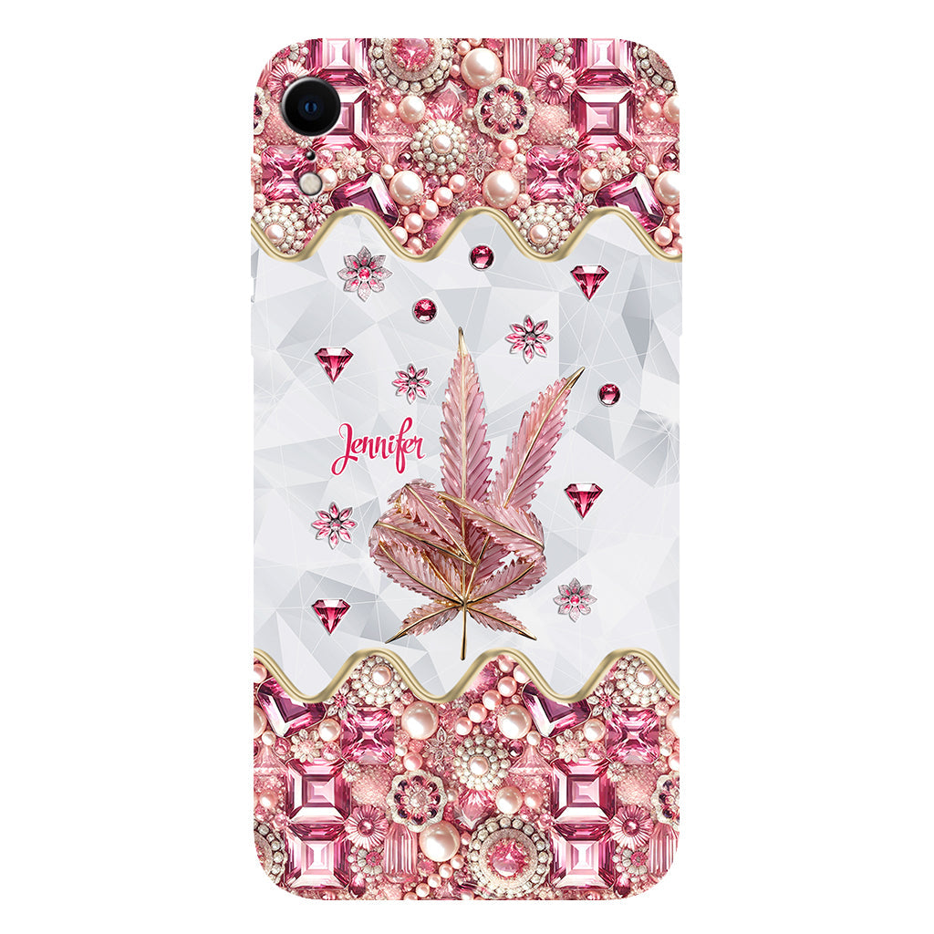 Il y a toujours du cannabis quelque part - Coque de téléphone et support de téléphone personnalisés avec impression intégrale -