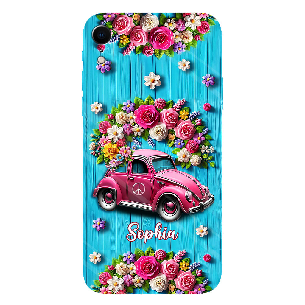 Hippie Soul – Personalisierte Handyhülle mit Hippie-Vollbilddruck
