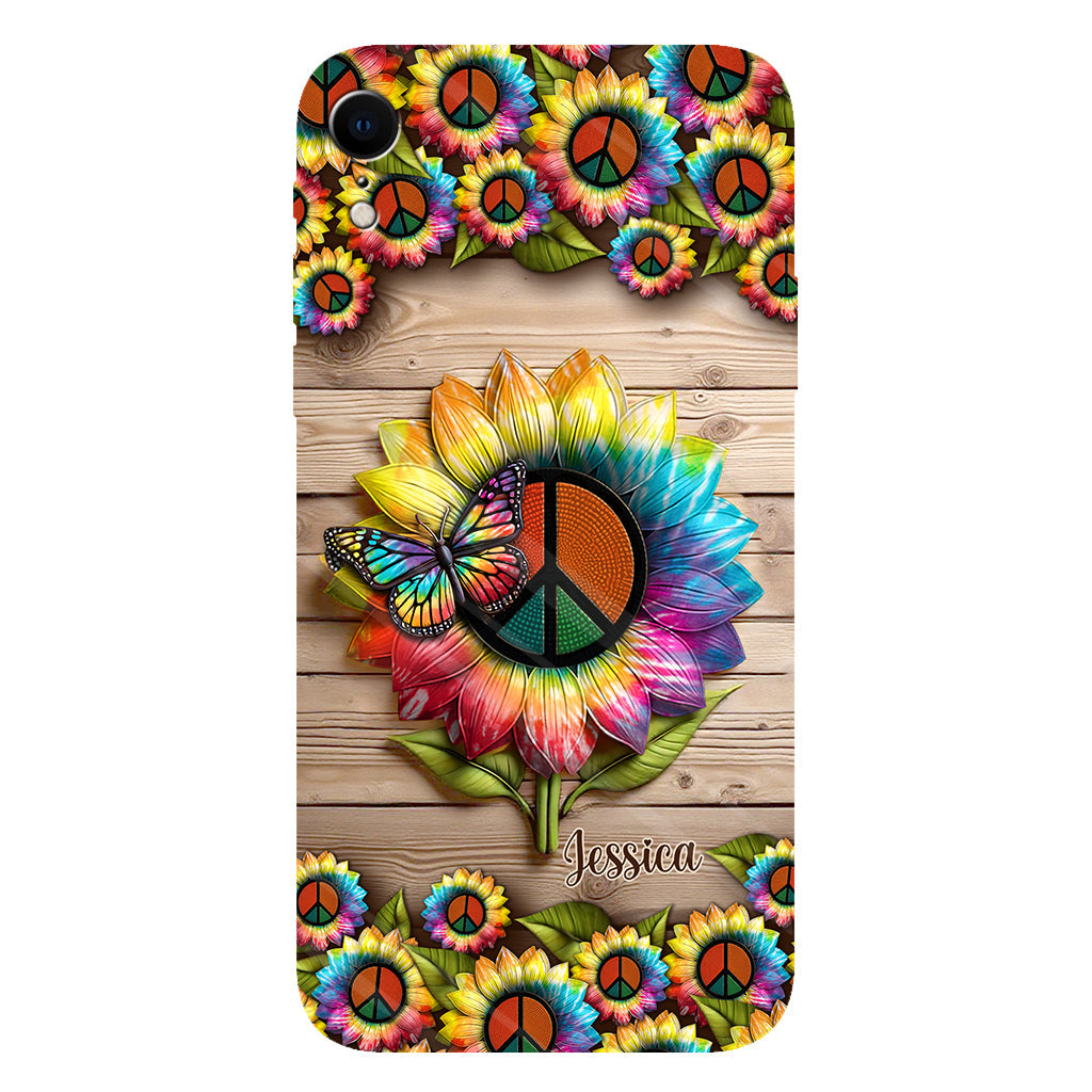 Hippie Soul – Personalisierte Handyhülle mit Hippie-Vollbilddruck