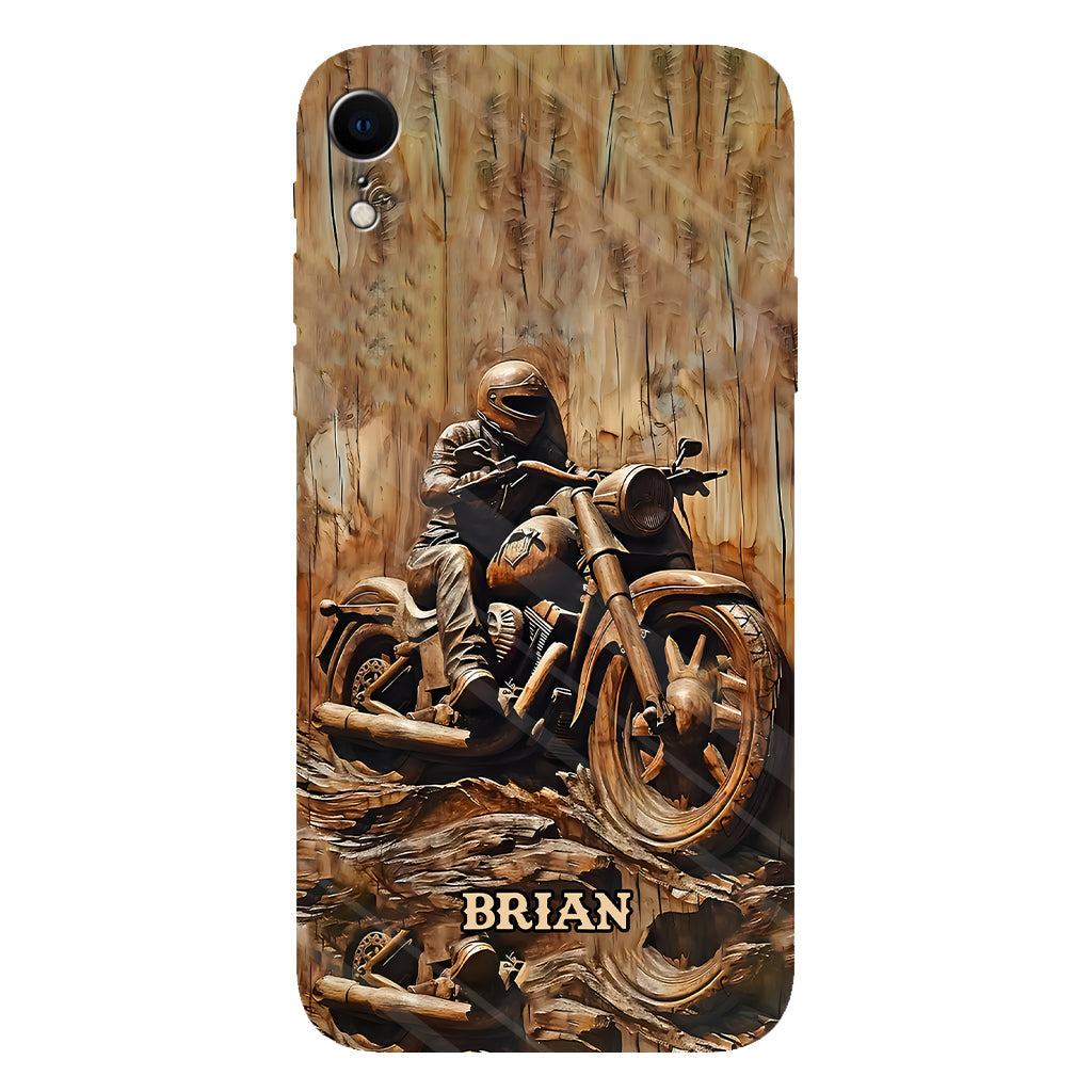 Biker – Personalisierte Handyhülle mit Biker-Motiv und Volldruck